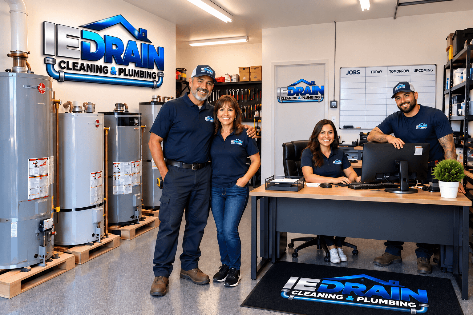 IE Water Heater office and water heater showroom